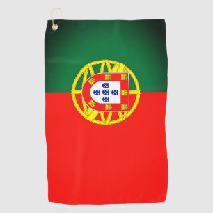 Portugal Flag Golf Tower Golfhandtuch