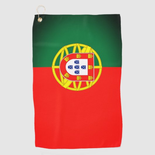 Portugal Flag Golf Tower Golfhandtuch (Vorderseite)