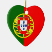 Portugal Flag Heart Ornament (Rechts)