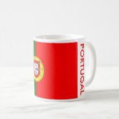PORTUGAL FLAG KAFFEETASSE (VorderseiteRechts)