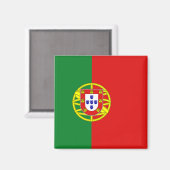 Portugal Flag Magnet (Vorderseite/Rückseite)