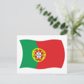 Portugal Flag Postkarte (Stehend Vorderseite)