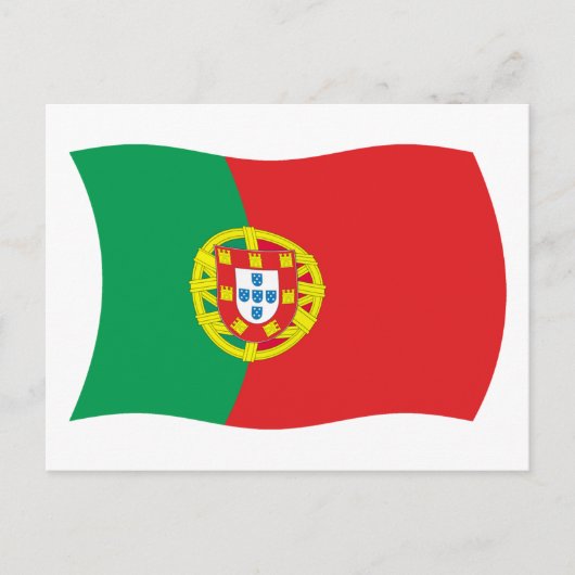 Portugal Flag Postkarte (Vorderseite)