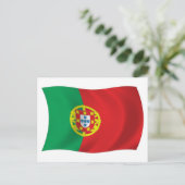 Portugal Flag Postkarte (Stehend Vorderseite)