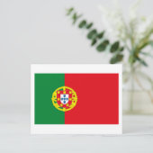Portugal Flag Postkarte (Stehend Vorderseite)