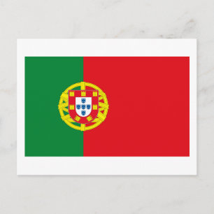 Portugal Flag Postkarte