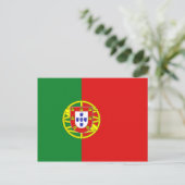 Portugal Flag Postkarte (Stehend Vorderseite)