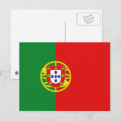 Portugal Flag Postkarte (Vorne/Hinten)