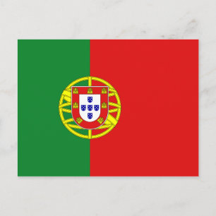 Portugal Flag Postkarte