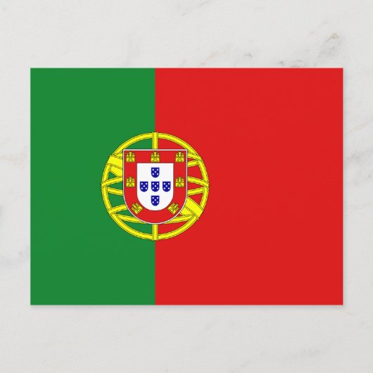 Portugal Flag Postkarte (Vorderseite)