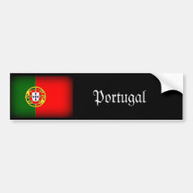 Portugal Flag Schwarzer Rand