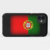 Portugal Flag Schwarzer Rand Case-Mate iPhone Hülle (Rückseite (Horizontal))