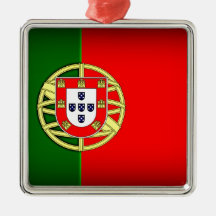 Portugal Flag Schwarzer Rand