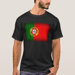 Portugal Flag Schwarzer Rand T-Shirt