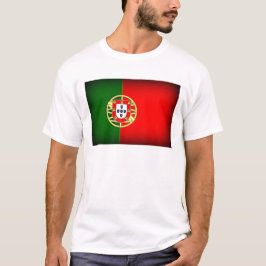 Portugal Flag Schwarzer Rand T-Shirt