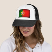 Portugal Flag Schwarzer Rand Truckerkappe (Beispiel)