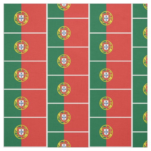 PORTUGAL Flag Stoff (Muster)