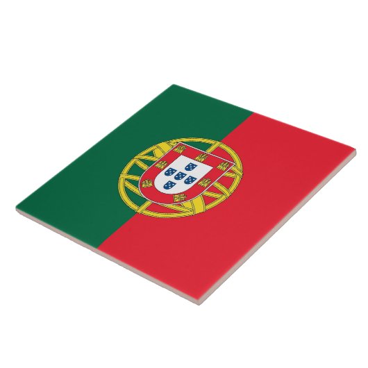 Portugal Flag Tile Fliese (Seite)