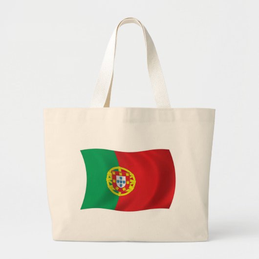 Portugal Flag Tote Bag Jumbo Stoffbeutel (Vorne)