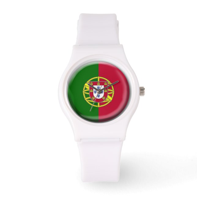 Portugal Flag Watch Armbanduhr (Vorderseite)