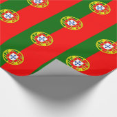 Portugal flage Entwurf Geschenkpapier (Ecke)