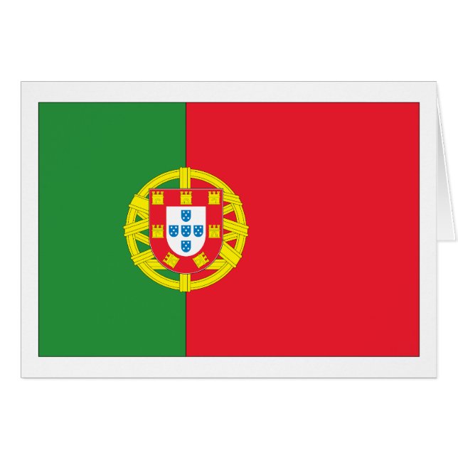 Portugal-Flagge (Vorderseite (Horizontal))