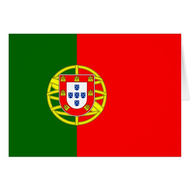 Portugal-Flagge (Vorderseite (Horizontal))