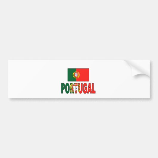 Portugal-Flagge Autoaufkleber (Vorne)