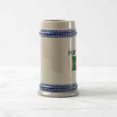 Portugal-Flagge Bierglas (Mittel)