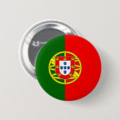 Portugal-Flagge Button (Vorne & Hinten)