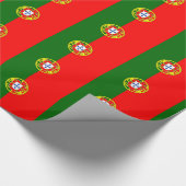 Portugal-Flagge Geschenkpapier (Ecke)