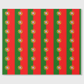 Portugal-Flagge Geschenkpapier (Flach)
