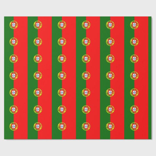 Portugal-Flagge Geschenkpapier (Flach)