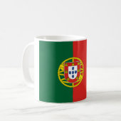 Portugal-Flagge Kaffeetasse (Vorderseite Links)