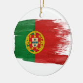 Portugal-Flagge Keramik Ornament (Links)