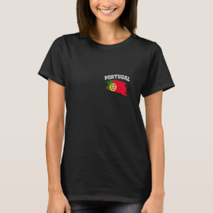 Portugal Flagge Lissabon Portugiesische Souvenirur T-Shirt