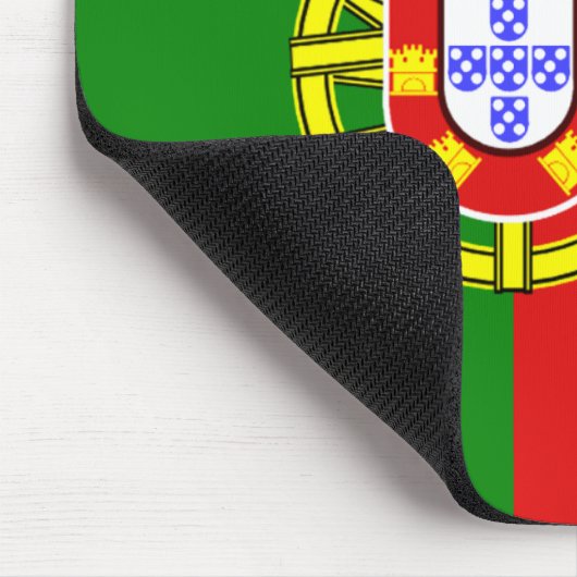 Portugal-Flagge Mousepad (Ecke)