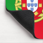Portugal-Flagge Mousepad (Ecke)