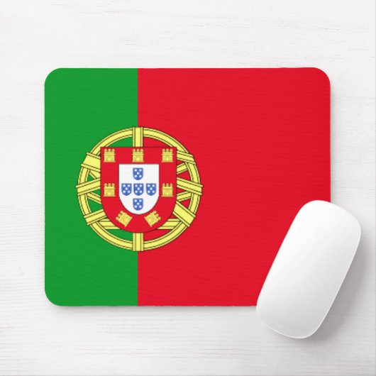 Portugal-Flagge Mousepad (Mit Mouse)