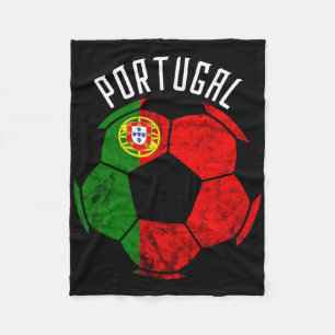Portugal Flagge Portugiesischer Stolz Portugiesisc Fleecedecke
