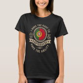 Portugal Flagge Prominente Portugiesen Männer und T-Shirt (Vorderseite)