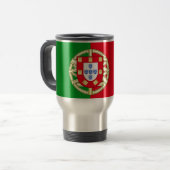 Portugal-Flagge Reisebecher (Vorderseite Links)