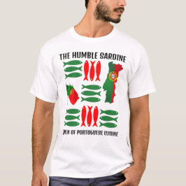 Portugal Flagge SARDINE Königin der portugiesische T-Shirt
