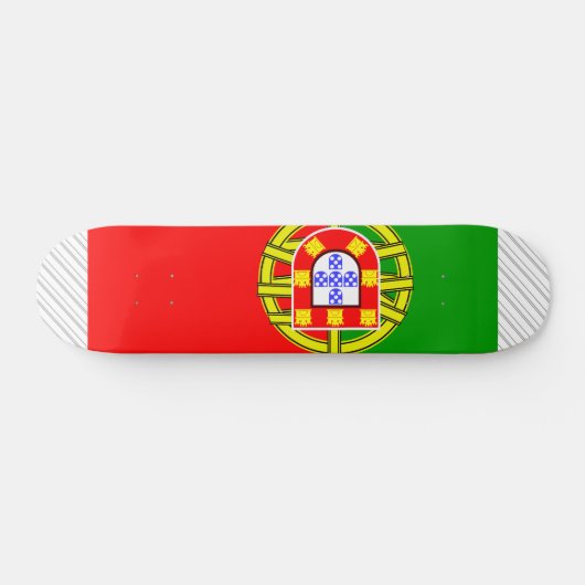 Portugal-Flagge Skateboard (Horizontal)