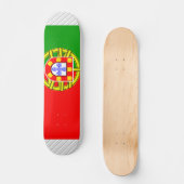 Portugal-Flagge Skateboard (Vorderseite)