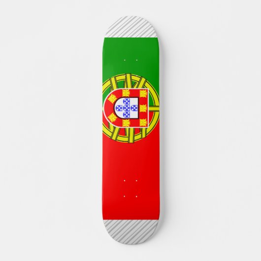 Portugal-Flagge Skateboard (Vorne)