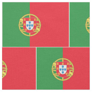 Portugal-Flagge Stoff