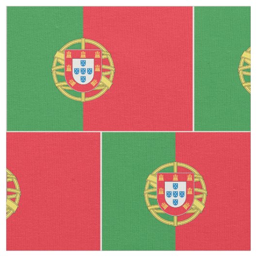Portugal-Flagge Stoff (Nahaufnahme)