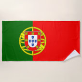 Portugal-Flagge Strandtuch (Vorderseite)