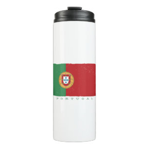 Portugal-Flagge Thermosbecher